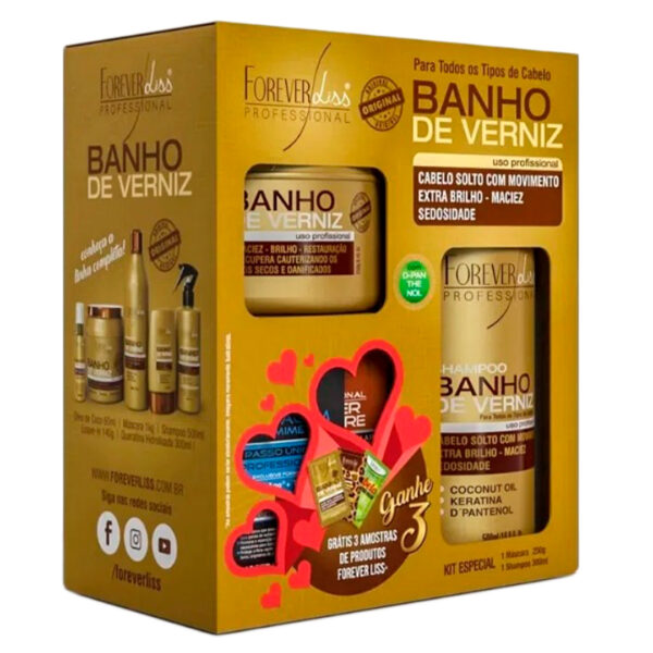 Kit Banho de Verniz Forever Liss
