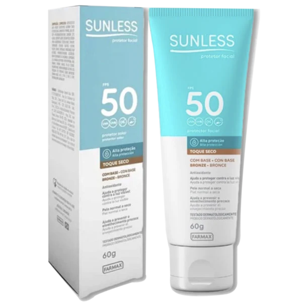 Protetor Solar Sunless FPS 50 Com Efeito Base